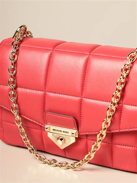 michael kors red crossbody handle poshmark|Michael Kors Red Leather Crossbody Bag .